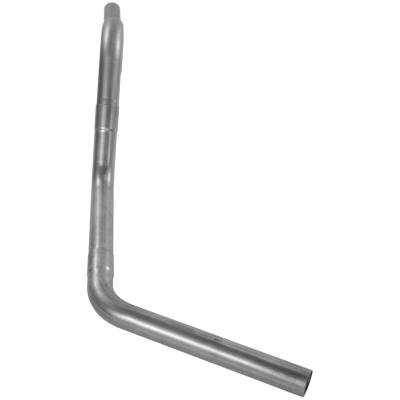 Universal Single Tailpipe Kit 3.00-Inch Universal 4-Piece Aluminized Steel Exhaust Tubing Flowmaster
