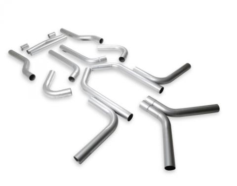 U-Fit Dual Exhaust Kit 16 Pc. Universal Dual Exhaust Tubing Kit 3.00-Inch Mandrel-Bent Aluminized Steel Tubing Flowmaster