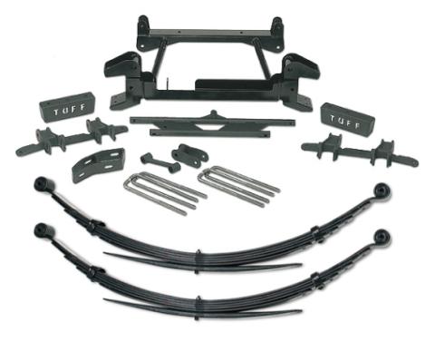 6 Inch Lift Kit 88-97 Chevy/GMC Truck K2500/3500 4x4 8 Lug w/Rear Leaf Springs Fits Models with Cast Lower Control Arms Only Tuff Country