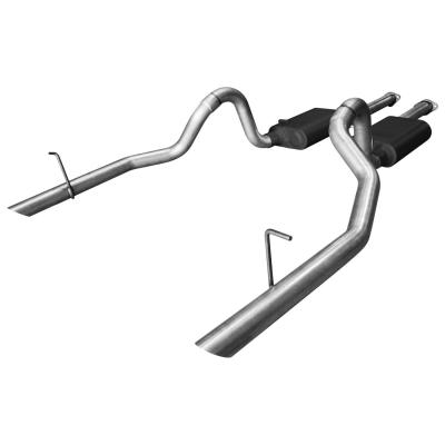American Thunder Cat-Back Exhaust System 1994-1997 Ford Mustang Gt And Cobra With 4.6L Sohc Or 5.0L Engine Aggressive Sound Flowmaster