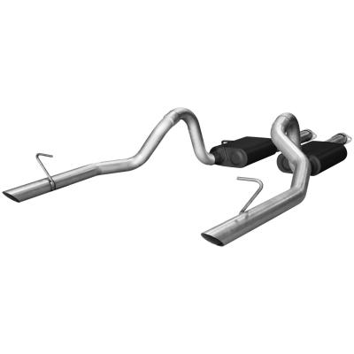 American Thunder Cat-Back Exhaust System 1986-1993 Ford Mustang Lx 5.0L Engine And 1986 Mustang Gt With 5.0L Engine Aggressive Sound Flowmaster