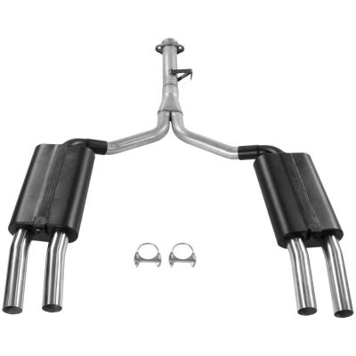 Force Ii Cat-Back Exhaust System Fits 1986-1990 Chevrolet Corvette With 5.7L Engine Mild Sound Flowmaster