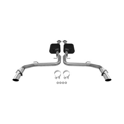 American Thunder Cat-Back Exhaust System 1999-2004 Ford Mustang Cobra With 4.6L Dohc Engine Aggressive To Moderate Sound Flowmaster