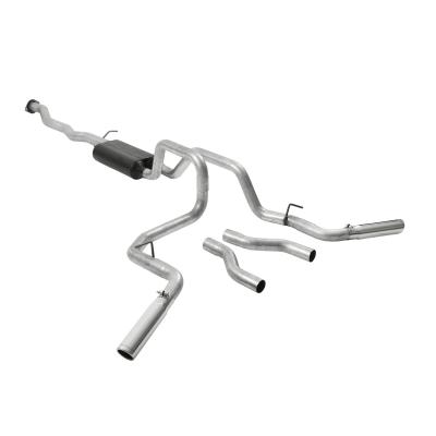 American Thunder Cat-Back Exhaust System Fits 2004-2007 (2007 Classic Only) Silverado/Sierra 1500 Trucks With 4.3L, 4.8L, 5.3L Engine Aggressive To Moderate Sound Flowmaster