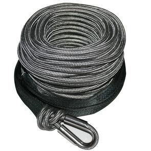 AR Synthetic Winch Line 9.5mm x 100 Foot 9 to 12k Gray Bulldog Winch