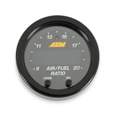 X-Series Wideband UEGO AFR Gauge Kit X-Digital Technology 8.501 to 181 AFR Scale AEM Electronics