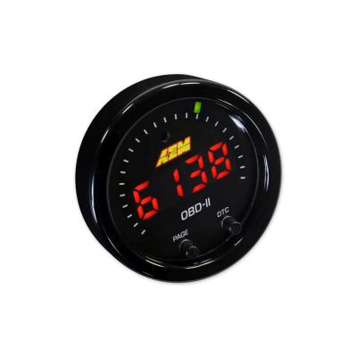 X-Series OBDII Gauge Kit Black Bezel and Black Faceplate AEM Electronics