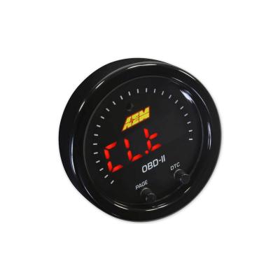 X-Series OBDII Gauge Kit Black Bezel and Black Faceplate AEM Electronics
