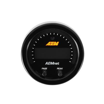 X-Series AEMnet Can Bus Gauge Kit Black Bezel and Black Faceplate AEM Electronics