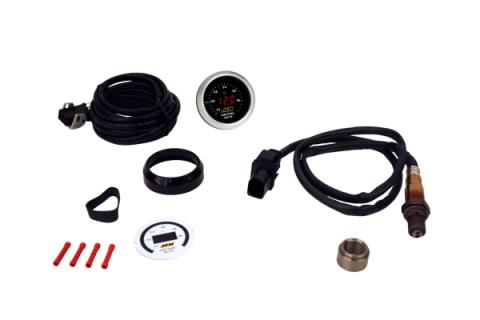 Classic Digital Wideband AFR Gauge Kit The Original Wideband Air/Fuel Ratio Gauge w/Bosch LSU 4.9 Sensor AEM Electronics
