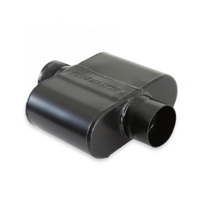 10 Series Delta Force Race Muffler 10 Series Race Muffler 2.50 Center In 2.50 Center Out Low Profile Aggressive Sound Flowmaster