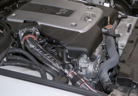 Infiniti G37 Dual Ultra Long Tube Air Intake Kit Gen 3 V36 Oil Filter For 09-13 Infiniti G37 Stillen