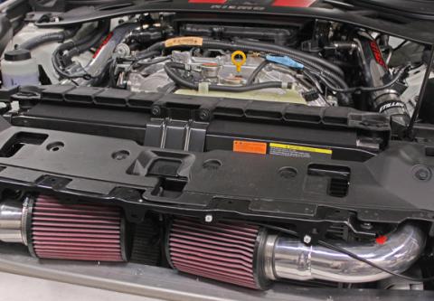 370Z Air Intake Gen 3 Dual Hi Flow Ultra Long Tube Z34 Oil Filter for 09-20 Nissan 370Z Stillen