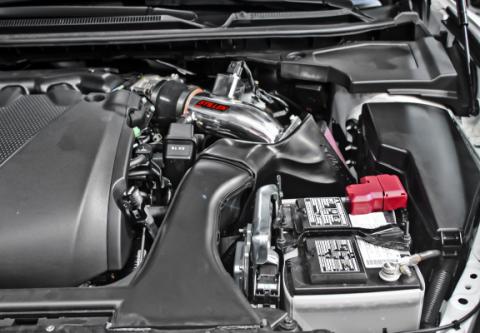 Nissan Maxima Air Intake Hi Flow w/ Fitted Polyurethane Air Duct A35 Oil Filter For 09-15 Nissan Maxima Stillen