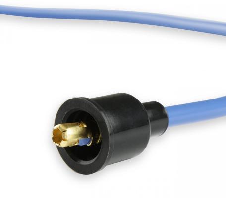 Spark Plug Wire Set Super Stock Copper Core 8MM 90 Deg. Boots Blue 4039B, Spark Plug Wires, Super Stock, Copper Core, 8Mm, Blue ACCEL
