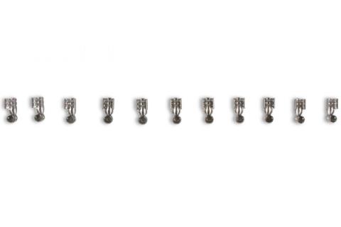 Spark Plug Wire Set- 8MM Blue Wire With Blue Straight Boots 4040B, Spark Plug Wires, Super Stock, Spiral Core, 8Mm, Blue, Set ACCEL