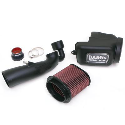 Ram-Air Intake System Oiled Filter for 18-24 Jeep Wrangler JL 3.6L and 20-24 Gladiator 3.6L Banks Power