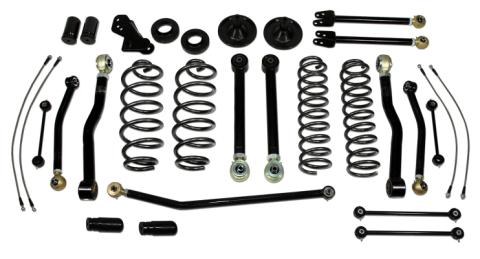4 Inch Lift Kit 07-18 Jeep Wrangler JK 4 Door Only Performance Lift Kit EZ-Flex Tuff Country