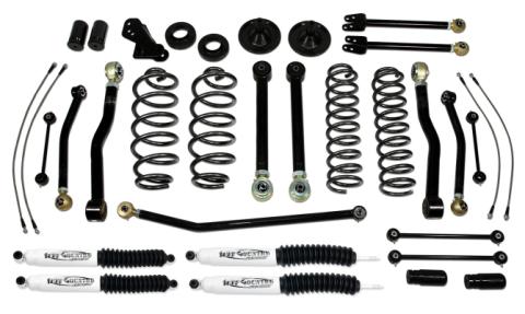 4 Inch Lift Kit 07-18 Jeep Wrangler JK 4 Door Only Performance Lift Kit EZ-Flex Tuff Country