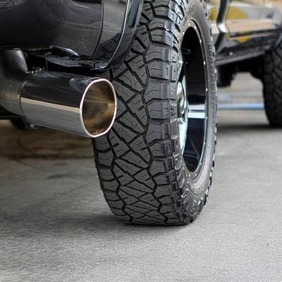 Monster Exhaust System 5-inch Single S/S-Chrome Tip CCSB for 13-18 Ram 2500/3500 Cummins 6.7L Banks Power