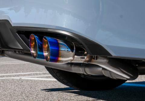 Honda Civic Cat-Back Exhaust Burnt Blue Tip For 22+ 1.5T Honda Civic Stillen