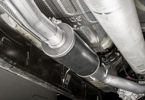 24-Present Toyota Tacoma Side Exit Cat Back Exhaust with Polished Tip Stillen
