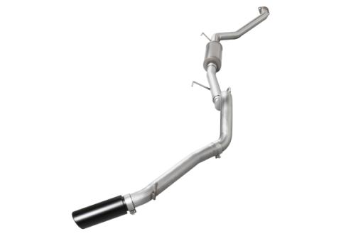 24-Present Toyota Tacoma Side Exit Cat Back Exhaust with Black Tip Stillen