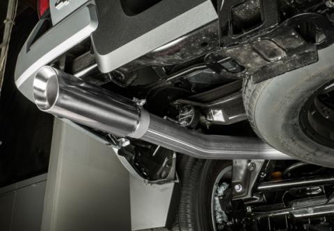 24-Present Toyota Tacoma Rear Exit Cat Back Exhaust with Polished Tip Stillen