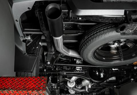 24-Present Toyota Tacoma Rear Exit Cat Back Exhaust with Black Tip Stillen