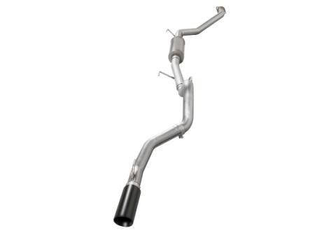 24-Present Toyota Tacoma Rear Exit Cat Back Exhaust with Black Tip Stillen