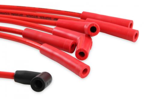 Spark Plug Wire Set Super Stock Spiral Core 8MM Jeep L6 Red These 8MM Custom Fit Super Stock Spiral Core Spark Plug Wires Fit Select Jeep L6 Applications ACCEL