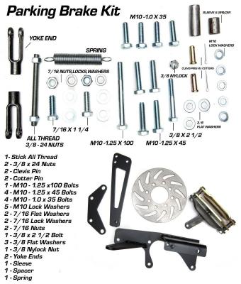 79-95 Toyota Transfer Case Mounted Disc Parking Brake Kit All Pro Off Road