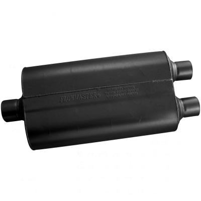 Super 50 Series Chambered Muffler Super 50 2.50 Center In 2.25 Dual Out Mild Sound Flowmaster