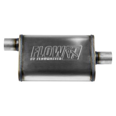 Flow Fx Muffler Flow Fx Muffler 2.25 Offset In/ 2.25 Center Out Moderate Sound Stainless Steel Flowmaster