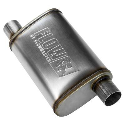 Flow Fx Muffler Flow Fx Muffler 2.50 Offset In/ 2.50 Offset Out Moderate Sound Stainless Steel Flowmaster