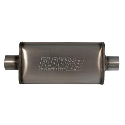 Flow Fx Muffler Flow Fx Muffler 3.00 Center In/3.00 Center Out Straight Through Performance Moderate Sound Stainless Steel Flowmaster