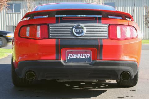 Flow Fx Axle-Back Exhaust System 2011-2012 Ford Mustang Gt 5.0L Coupes &amp; Convertibles. Also Fits 2012 Mustang Boss 302 Model Moderate Sound Flowmaster