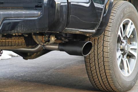 Flow Fx Cat-Back Exhaust System Fits 2016-2023 Tacoma 3.5L, Flow Fx, Stainless Steel, Dual Exit Exhaust System, 2/4 Wheel Drive, All Wheelbases Aggressive To Moderate Sound Flowmaster