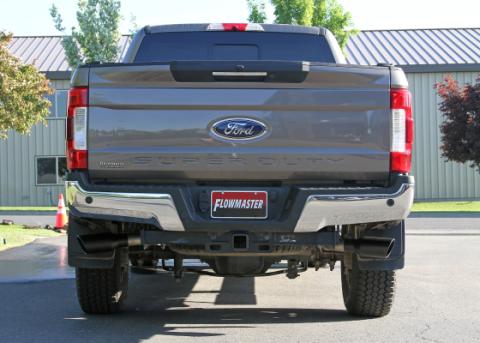 Flow Fx Cat-Back Exhaust System Fits 2017-2026 Ford F250/F350 Super Duty With 6.2, 6.8 And 7.3-Liter V8, Flow Fx Cat-Back, Dual Side Exit, Stainless Steel Exhaust System Flowmaster