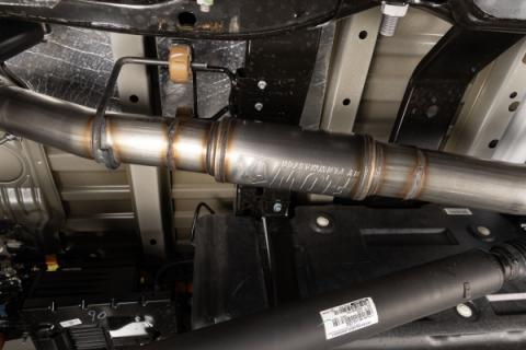 Flow Fx Direct Fit Muffler Fits 17-26 Ford F250/F350 6.2L, 6.8L, 7.3L Gas Ffx Direct Fit Muffler Exhaust System, 409 Stainless Steel Flowmaster