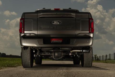 Signature Series Exhaust System Fits 2021-2025 Ford F-150 2.7, 3.5, 5.0-Liter, Signature Series Cat-Back, 304 Stainless Steel, Single Exit Exhaust Flowmaster