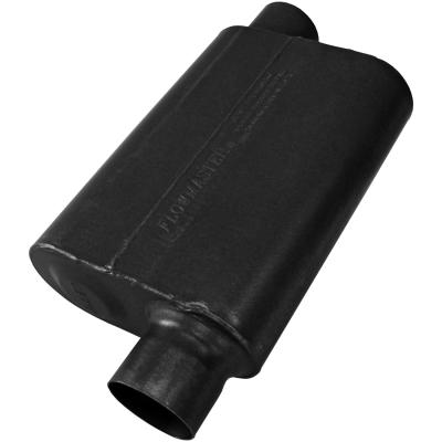 40 Series Chambered Muffler 40 Series Stainless Steel 3.00 Offset In 3.00 Offset Out Aggressive Sound Flowmaster