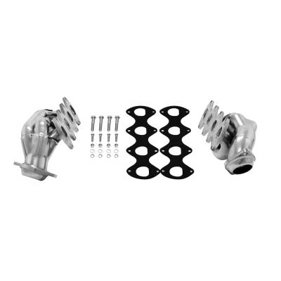 Scavenger Series Elite Header Shorty Header 2004-2010 Ford, F150 5.4L V8 1-5/8 Inch Primary 16 Gauge Tubing 3/8 Inch Flange Silver Ceramic Coating 409S Stainless Steel Carb Eo D-698-18 Compliant Flowmaster