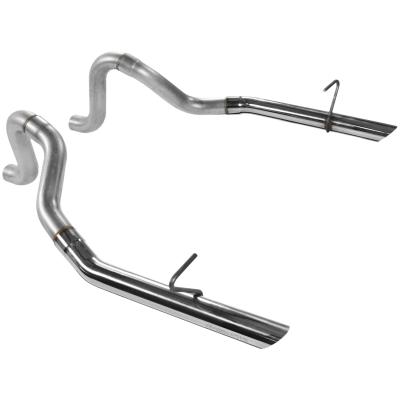 Pre-Bent Tailpipes Fits 1986-1993 Ford Mustang Lx 5.0L &amp; 1986 Mustang Gt 5.0L Flowmaster