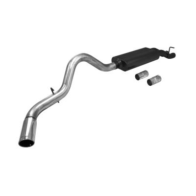 American Thunder Cat-Back Exhaust System 2001-2006 (2007 Classic) Silverado/Sierra 2500Hd/3500Hd With 6.0L Or 8.1L Engine With Dual Inlet Muffler. Stainless Steel Aggressive Sound Flowmaster