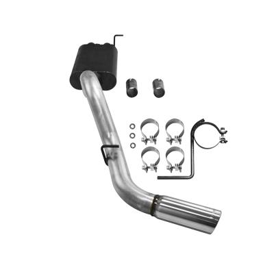 American Thunder Cat-Back Exhaust System 2001-2006 (2007 Classic) Silverado/Sierra 2500Hd/3500Hd With 6.0L Or 8.1L Engine With Dual Inlet Muffler. Stainless Steel Aggressive Sound Flowmaster