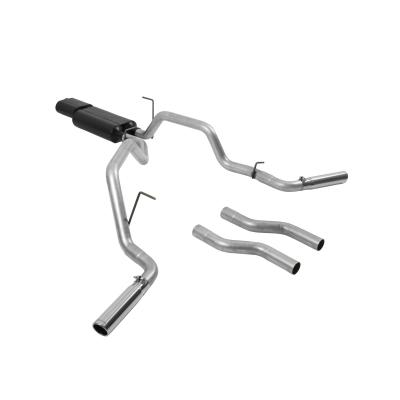 American Thunder Cat-Back Exhaust System 2000-2006 Toyota Tundra With 4.7L Engine Aggressive To Moderate Sound Flowmaster