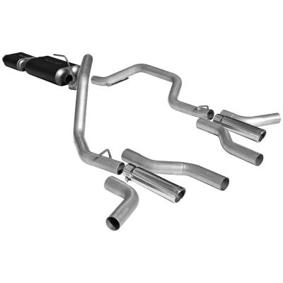 American Thunder Cat-Back Exhaust System 2000-2006 Toyota Tundra With 4.7L Engine Aggressive To Moderate Sound Flowmaster