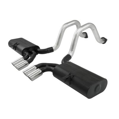Force Ii Axle-Back Exhaust System 1997-2004 Chevrolet Corvette With 5.7L Engine 2.5 Inch Stainless Steel Moderate To Mild Sound Flowmaster