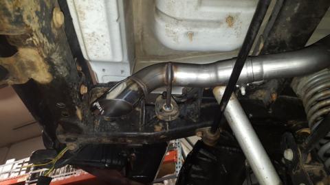 American Thunder Cat-Back Exhaust System 2007-2018 Jeep Wrangler Jk 2Dr/4Dr With 3.8L Or 3.6L Engine, High Clearance Cat-Back Exhaust System, 409 Stainless Steel Aggressive To Moderate Sound Flowmaster